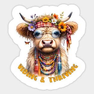 Cute Highland Cow Sticker